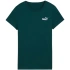 Koszulka damska Puma Ess 2 Color Small No. 1 Logo Tee (s) zielona 682373 75