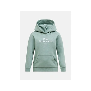 Bluza juniorska PEAK PERFORMANCE Jr Original Small Logo Hood kolor zielony Bluza juniorska PEAK PERFORMANCE Jr Original Small Logo Hood kolor zielony