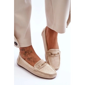 Damskie loafersy FT247 / 181834 Jasny beż - Confly