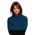 BK099 Dzianinowy szalik komin petrol blue -Moe