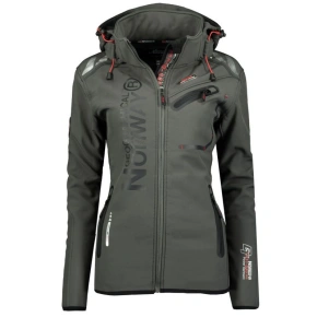Kurtka softshell damska Geographical Norway Reine Grey/Black Lady 007 (WU6099F/GN Grey/Black) Kurtka softshell damska Geographical Norway Reine Grey/Black Lady 007 (WU6099F/GN Grey/Black)