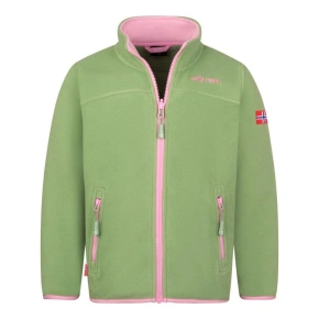 Kurtka polarowa dziewczęca Trollkids Girls Oppdal Jacket XT sportowa rozpinana zielona (415-353) Kurtka polarowa dziewczęca Trollkids Girls Oppdal Jacket XT sportowa rozpinana zielona (415-353)