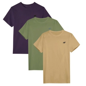 Koszulki 4F M 4FWSS25TTSHM3956-92S pánské Koszulki 4F M 4FWSS25TTSHM3956-92S pánské