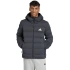 Kurtka męska adidas Helionic Climawarm Stretch Hooded Down czarna JN2114 pánské