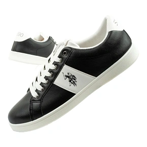 U.S. Polo Assn. buty trampki sneakersy męskie modne czarne wygodne