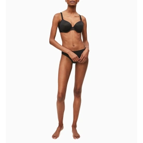 Biustonosz na fiszbinach QF1184E-001 czarny - Calvin Klein