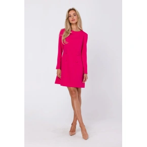 Sukienka damska M753 różowa - MOE