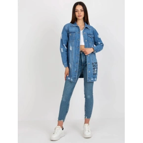 Kurtka jeansowa damska HM KR M229.55 Niebieski jeans - FPrice