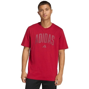 Koszulka męska adidas Collegiate Lineage czerwona KH4593 pánské Koszulka męska adidas Collegiate Lineage czerwona KH4593 pánské