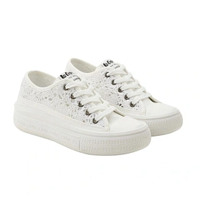 Lee Cooper buty damskie sportowe trampki białe platforma koronkowe dámské Lee Cooper buty damskie sportowe trampki białe platforma koronkowe dámské