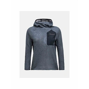 Bluza damska PEAK PERFORMANCE W Freelight Polartec Alpha Hood kolor szary Bluza damska PEAK PERFORMANCE W Freelight Polartec Alpha Hood kolor szary