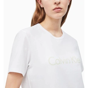 T-shirt damski QS6105E-WPZ biały - Calvin Klein