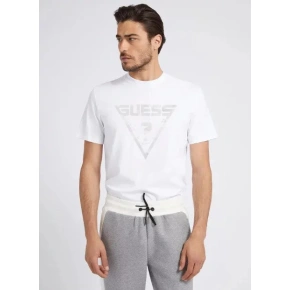 T-shirt męski Z2BI07J1314 G011 biały - Guess