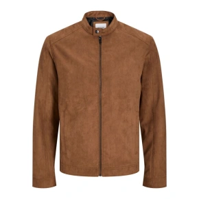 Jack&Jones kurtka z syntetycznego zamszu JJEDYLAN CLEAN JACKET NOOS 12261197 COGNAC Jack&Jones kurtka z syntetycznego zamszu JJEDYLAN CLEAN JACKET NOOS 12261197 COGNAC