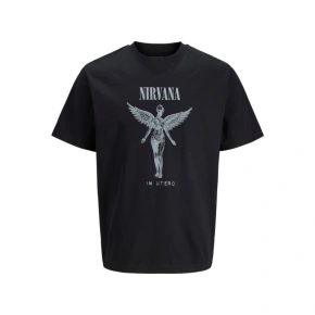 Jack&Jones koszulka t-shirt Nirvana JPRBLUNIRVANA SS TEE 12287521 BLACK Jack&Jones koszulka t-shirt Nirvana JPRBLUNIRVANA SS TEE 12287521 BLACK