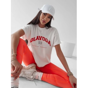 Koszulka damska 277117 ecru - Ola Voga