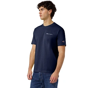 Koszulka męska Champion SS Tee granatowa 221798 BS501 pánské