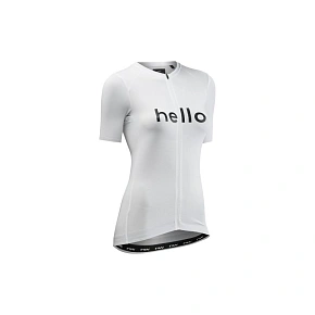 Koszulka rowerowa NORTHWAVE Blade Hello Goodbye Woman Jersey S/s biała Koszulka rowerowa NORTHWAVE Blade Hello Goodbye Woman Jersey S/s biała