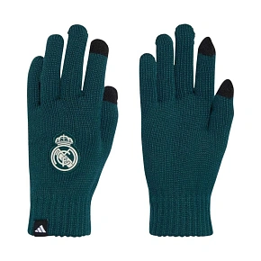 Rękawiczki adidas Real Madryt zielone KR4603 Rękawiczki adidas Real Madryt zielone KR4603