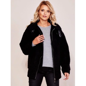 Damska kurtka ze sztucznego futra 4221 - FPrice