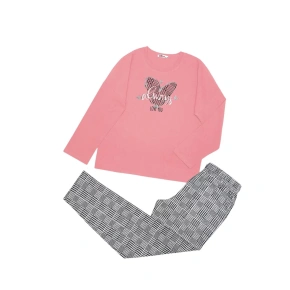 Piżama damska 165/053 wzór łososiowy - Karol