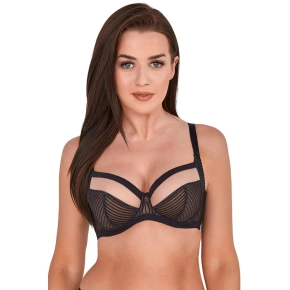 Biustonosz damski Clara BS0 1212 czarny z beżem - Gaia