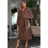 Szlafrok damski 2402 brązowy - L&L