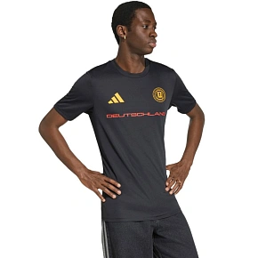 Koszulka męska adidas Germany 26 Jersey czarna KH2305 pánské Koszulka męska adidas Germany 26 Jersey czarna KH2305 pánské