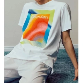 Piżama męska NM2274E 13P - czarny/biały - Calvin Klein