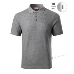 Koszulka polo męska Reserve (ciemnoszary melanż (brand label))