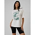 T-shirt z nadrukiem damski 4F 4FRSS26TTSHF3705-11S dámské