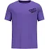 Koszulka męska Odlo ESSENTIAL PRINT T-shirt crew neck s/s fioletowa pánské