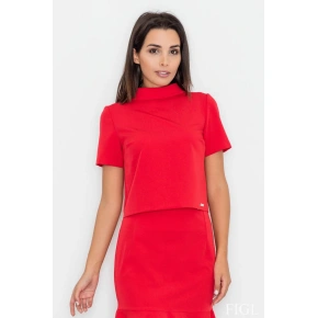 Bluzka damska M542 czerwona - Figl