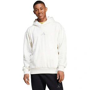 Bluza męska adidas All Szn Fleece Hoodie biała IY4121 pánské