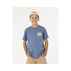 Koszulka chłopięca RIP CURL Pacific Rinse Sunrise Tee-Boy niebieska dětské Koszulka chłopięca RIP CURL Pacific Rinse Sunrise Tee-Boy niebieska dětské