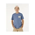 Koszulka chłopięca RIP CURL Pacific Rinse Sunrise Tee-Boy niebieska dětské
