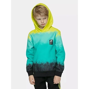 Bluza chłopięca bawełniana z kapturem 4F 4FJWSS26TSWSM3184-90A Bluza chłopięca bawełniana z kapturem 4F 4FJWSS26TSWSM3184-90A