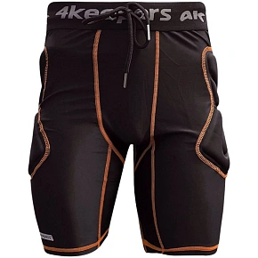 Spodenki bramkarskie 4Keepers Elite II GK Short czarne XL Spodenki bramkarskie 4Keepers Elite II GK Short czarne XL