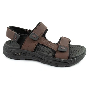 Skechers buty sandały męskie Arch Fit zapinane na rzepy na lato