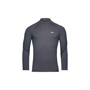 Koszulka rowerowa POC M's Layer Merino Mock Neck Jersey szara Koszulka rowerowa POC M's Layer Merino Mock Neck Jersey szara
