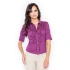 Koszula damska M025 Eggplant ciemny fiolet - Figl