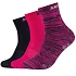 Skechers 3PPK Wm Mesh Ventilation Socks SK41053-0401 Różowe 27-30