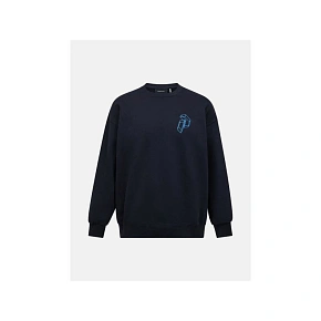 Bluza męska PEAK PERFORMANCE M Terry Graphic Crew kolor czarny pánské Bluza męska PEAK PERFORMANCE M Terry Graphic Crew kolor czarny pánské