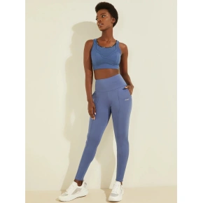 Legginsy damskie O1BA77KA9A2 - REL - Niebieski - Guess