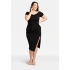 Sukienka damska SA566 czarny - Karko