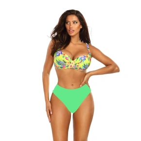 Damski dwuczęściowy strój kąpielowy Hawaii 7 S940HA7-3 żółto-zielony - Self