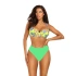 Damski dwuczęściowy strój kąpielowy Hawaii 7 S940HA7-3 żółto-zielony - Self