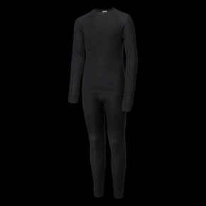 Dziecięca bielizna termoaktywna SINORI JR SET czarny - Martes