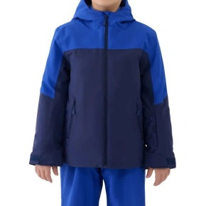 Kurtka narciarska dla chłopca 4F M0821 granatowa 4FJWAW25TTJAM0821 31S