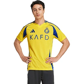 Koszulka męska adidas Al Nassr FC 24/25 Ronaldo Home żółta JP0459 pánské